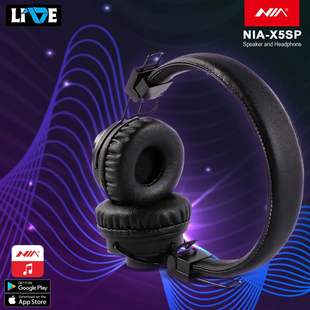 Auriculares Bt Nia X5sp Altavoz Microfono Radio Fm Sd