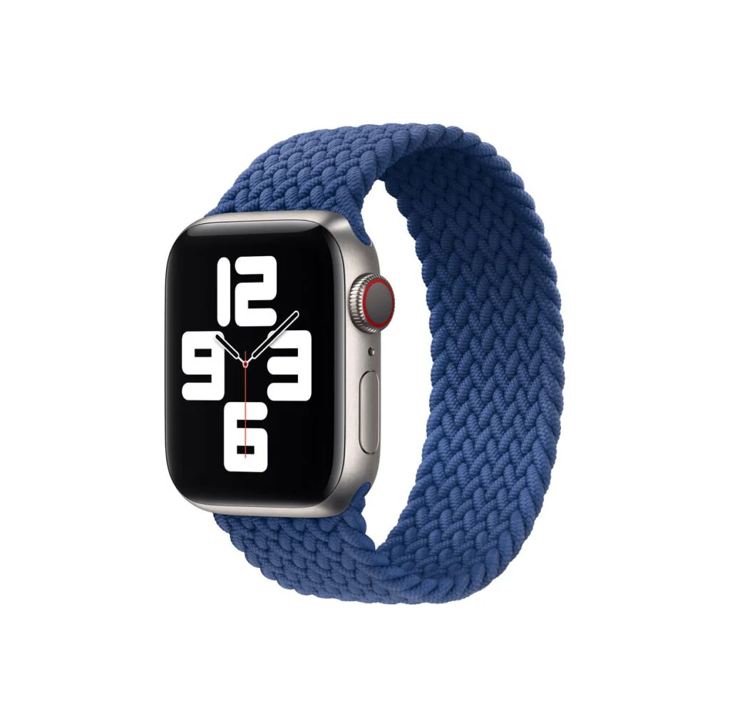 Apple Watch New Solo Loop Braided Recycled Yarn Atlantic Blue 42/44/45 mm –  Live Stores