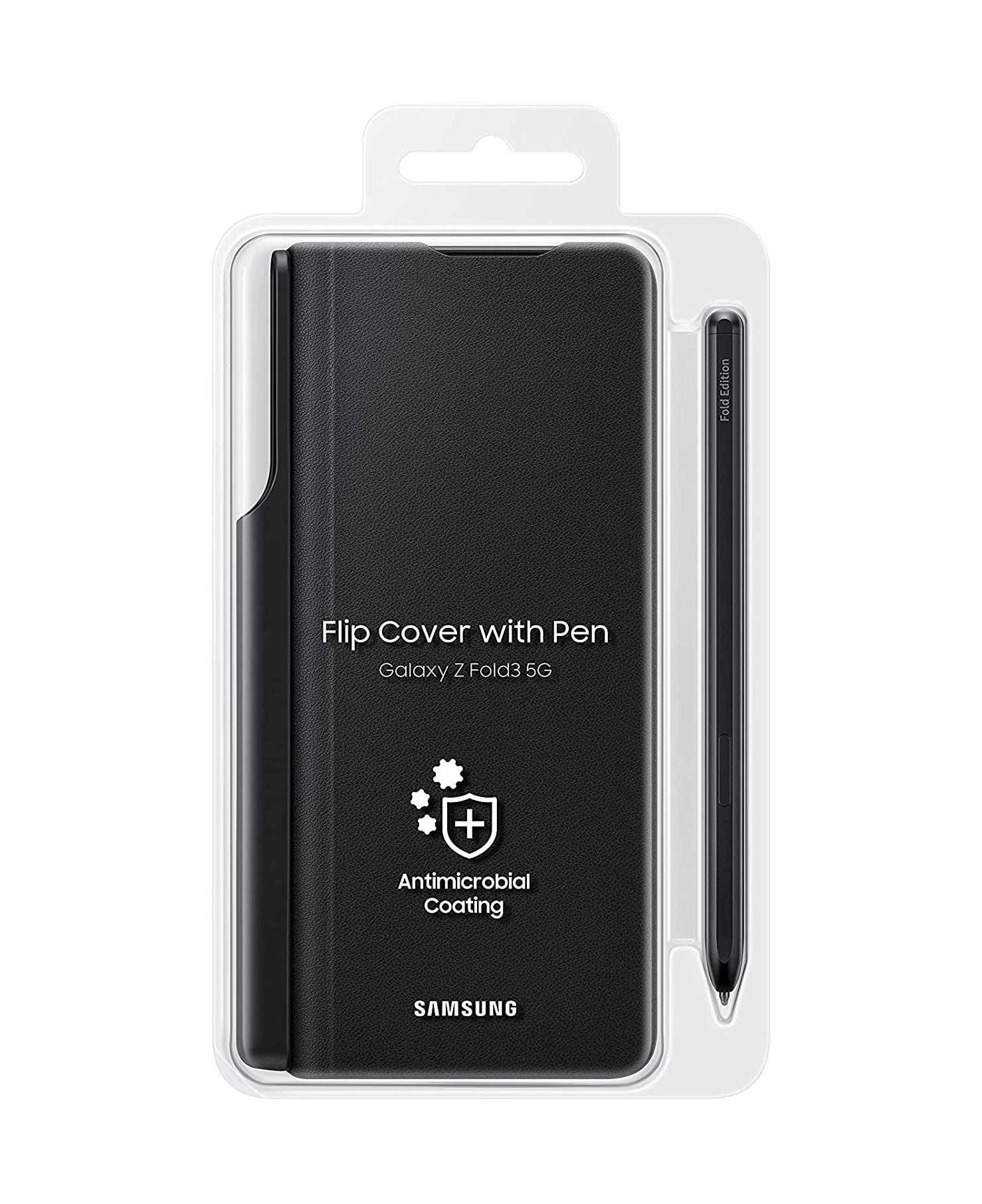 Samsung Galaxy Z Fold 3 Phone Case With S Pen Black - Live Stores