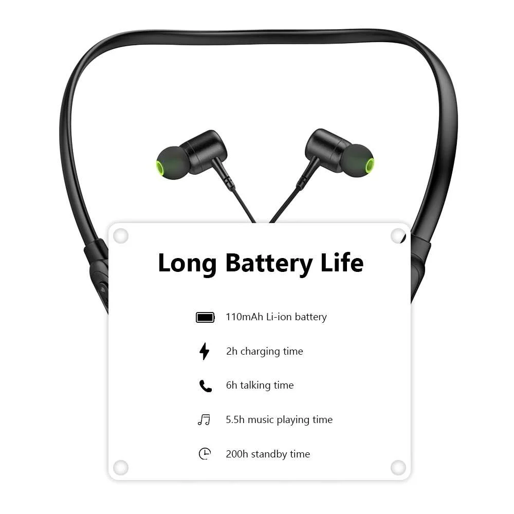 AWEI G30BL Neckband Wireless Sport Earphones Live Stores