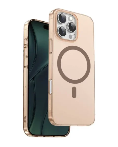 Green Lion Magsafe Delgado Case for iPhone 16 Pro Max – Gold