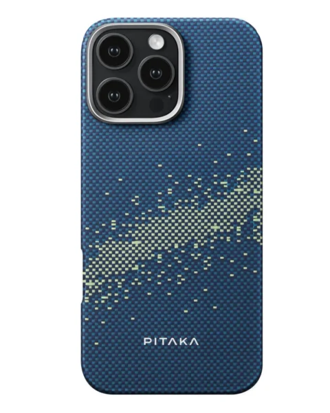 PITAKA Milky Way Galaxy StarPeak Tactile Woven Case for iPhone 16 Pro Max
