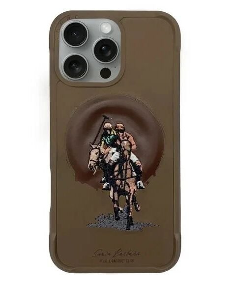 Santa Barbara Polo Club iPhone 16 Pro Max Aubrey Magsafe Cover - Gold