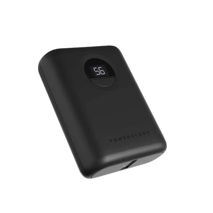 Powerology Ultra-Compact 10000 mAh Fast Charging Power Bank With Cable Type-C to Type-C - Image 3