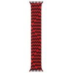 Apple Watch New Solo Loop Braided Recycled Yarn Red/Black Small Size 42/44/45 mm - Image 2