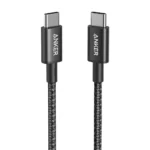 Anker Nylon Cable 322 USB-C to USB-C - 6ft - 60W - Black | A8753H11 - Image 2