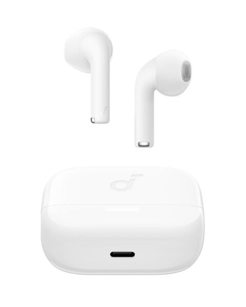 Anker Soundcore TWS K20i Earbuds, Gaming Mode, White- A3994H11-BK