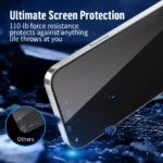 Blueo Anti Static HD 2.5 D Tempered Glass for iPhone 16 Pro Max - Image 3