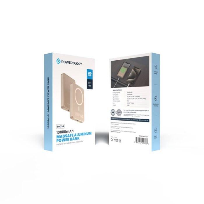 Powerology 10000 mAh 20W PD & 15W Magsafe Powerbank - Image 6