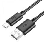 HOCO X88 USB TO TYPE-C CHARGING CABLE 3.0A 1M – BLACK