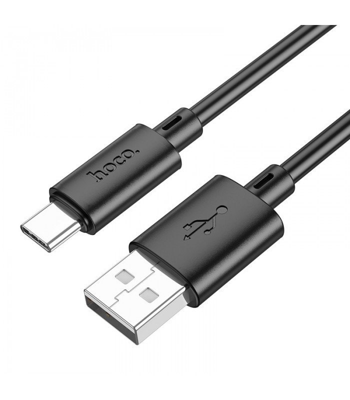 1673260075_Hoco-X88-USB-to-Type-C-charging-cable-3A-1m-5.jpg HOCO X88 USB TO TYPE-C CHARGING CABLE 3.0A 1M – BLACK - Image 1