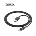 Hoco X88 USB Cable , (USB type-A, micro USB type-B, 100 cm, 2.4 A, Black