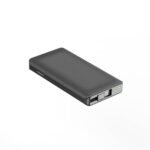 Powerology 10000mAh Retractable Cable Power Bank - Black - Image 2