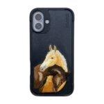 Santa Barbara Isidor Series Polo Leather Case iPhone 16 Plus - Black