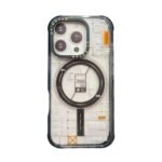 EUTA Gradient color magnetic case for iPhone 16 Pro transperant