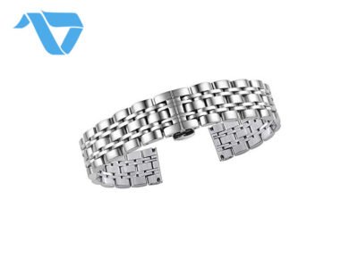 Stainless Steel Band Silver With Two Lines 22 mm - Image 5