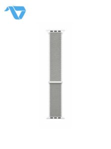 ⁦Apple Watch Band Woven Nylon Loop Seashell 42/44/45mm⁩ - الصورة ⁦2⁩