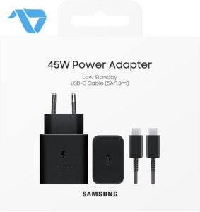 Samsung Charger Home 45W PD Power Adapter with 1.8M Cable Type-C To Type-C - Black EU - Image 6