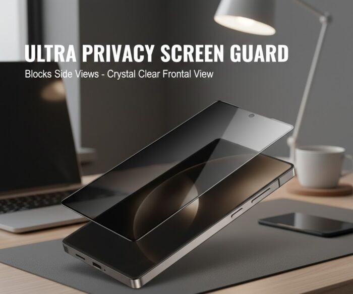 Green Lion 9H Privacy Fingerprint Unlock  Glass - S25 Ultra - Image 2