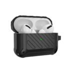Airpods Pro Protective Case Rugged Shockproof - Black