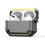 AirPods Pro Metal Armor Hard Silicone Case - Grey