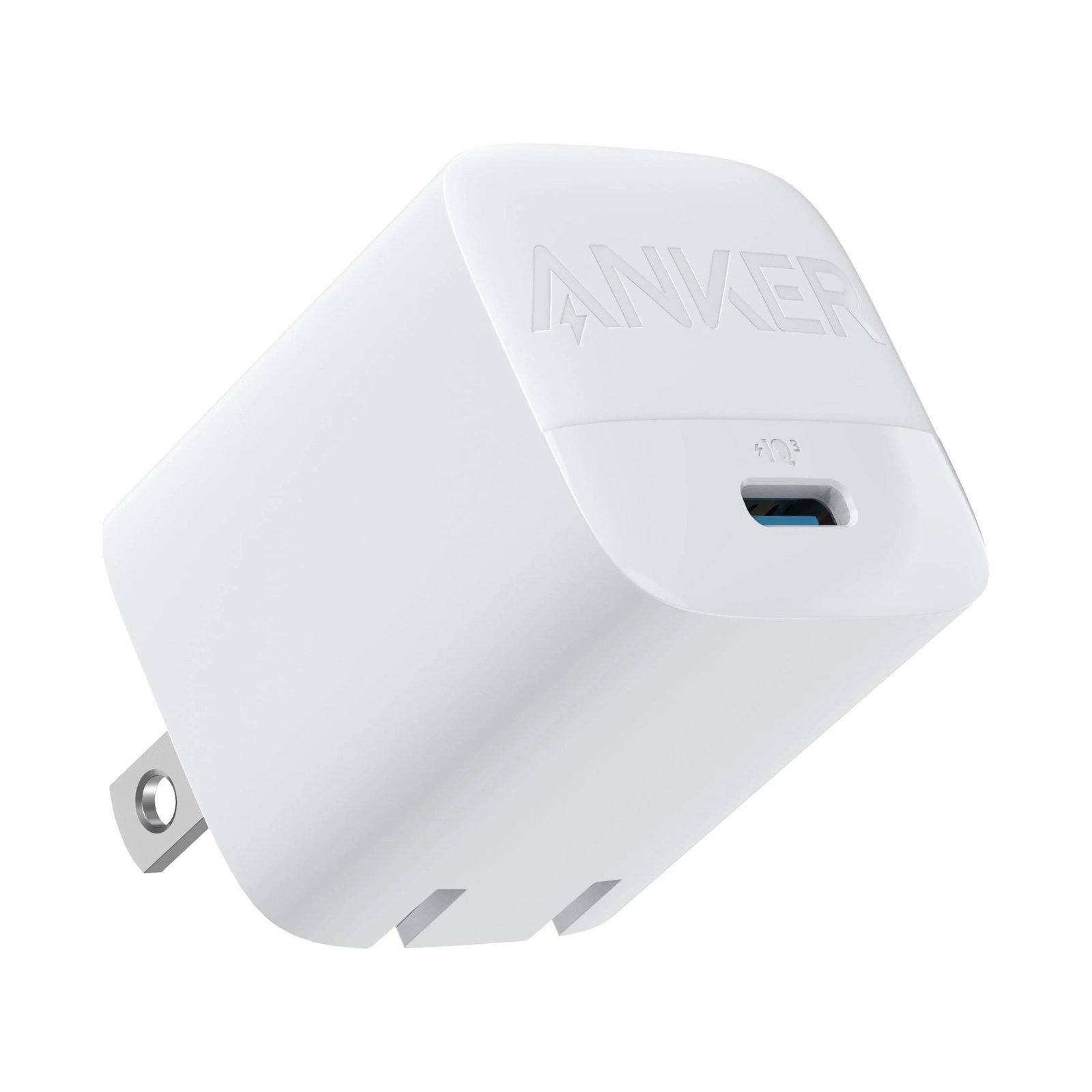 Anker-313-USB-C-30W-Wall-Charger-GaN-technology-1-scaled-1.jpg Anker 313 USB-C 30W Wall Charger, GaN technology - White - Image 1