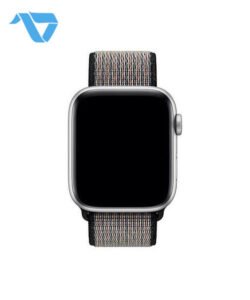 Apple Watch Band Woven Nylon Loop 42/44/45mm Gray - الصورة 3