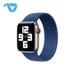 Apple Watch New Solo Loop Braided Recycled Yarn Atlantic Blue 42/44/45 mm