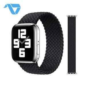 Apple Watch New Solo Loop Braided Recycled Yarn Black 42/44/45 mm - Image 4