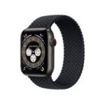 Apple Watch New Solo Loop Braided Recycled Yarn Charcoal Black 42/44/45 mm