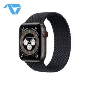 Apple Watch New Solo Loop Braided Recycled Yarn Charcoal Black 42/44/45 mm