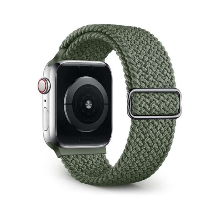 Apple-Watch-New-Solo-loop-braided-With-lock-Green-44-42mm-1-1181x1181-1.jpg Apple Watch Solo Loop Braided With Buckles 42/44/45 MM - Green - Image 5