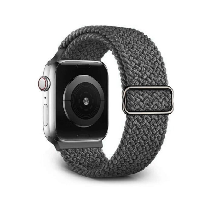 Apple-Watch-New-Solo-loop-braided-With-lock-Grey-44-42mm-1-1181x1181-1.jpg Apple Watch Solo Loop Braided With Buckles 42/44/45 MM - Grey - Image 2