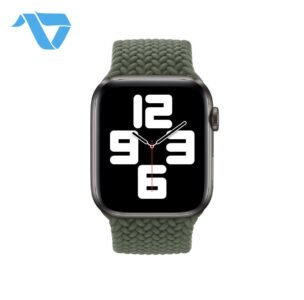 Apple Watch New Solo Loop Braided Recycled Yarn Green Small Size 42/44/45 mm - Image 2