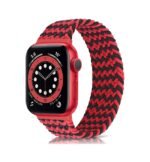 Apple Watch New Solo Loop Braided Recycled Yarn Red/Black Small Size 42/44/45 mm
