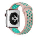 Apple Watch Nike Band 42/44/45mm Pink/Green - Image 2