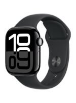 Apple Watch Series 10 GPS 46mm Jet Black Aluminium Case With Black Sport Band