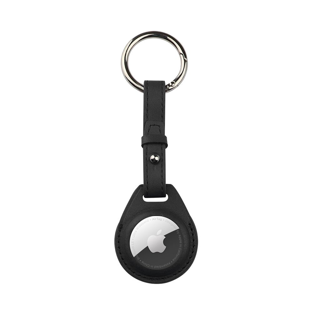Black-1-6.jpg AirTag Hrms KEY Ring Black - Image 1