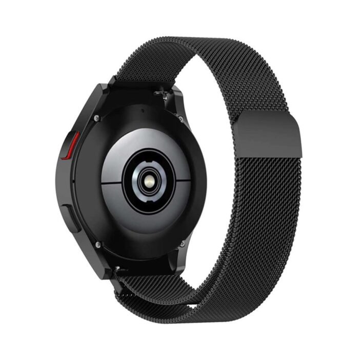 Milanese Band For Samsung Galaxy Watch 4 (22mm) - Black - Image 2