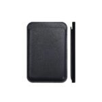 WK Design Magnetic Card Wallet Case for iPhone (MagSafe Compatible) Black