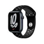 Nike Silicone Band for Apple Watch 42/44/45mm - Black / Gray
