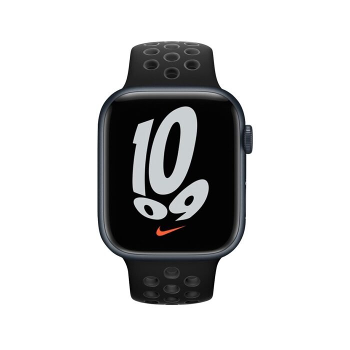 Nike Silicone Band for Apple Watch 42/44/45mm - Black / Gray - Image 2
