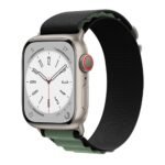 Nylon Alpine Loop for Apple Watch 42/44/45/49mm - Black & Green