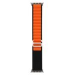 Nylon Alpine Loop for Apple Watch 42/44/45/49mm - Black & Orange - Image 2