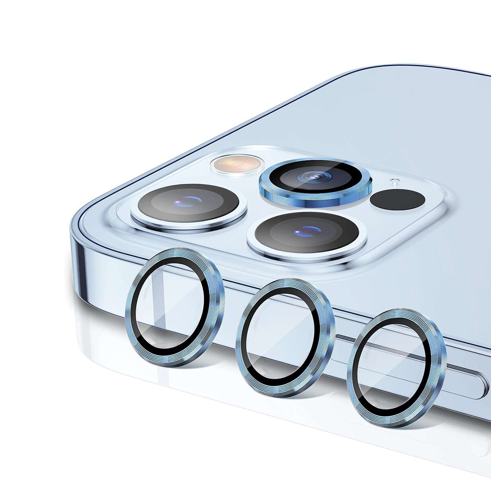 Blue-1-1725x1681-1.jpg Camera Lens Protector For iPhone 13 Pro / 13 Pro Max - Blue - Image 1