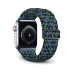 Apple Watch Solo Loop Braided With Buckles 42/44/45 MM - Motley Blue - Image 2