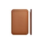 WK Design Magnetic Card Wallet Case for iPhone (MagSafe Compatible) Brown