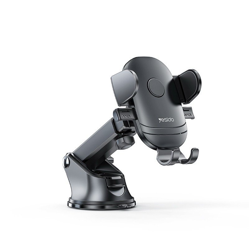 C138-Universal-Flexible-Dash-Dashboard-Suction-Cup-Clamp-Phone-Holder-For-Car-1.jpg Yesido C138 Universal Flexible Dash Dashboard Suction Cup Clamp Phone Holder For Car - Image 1