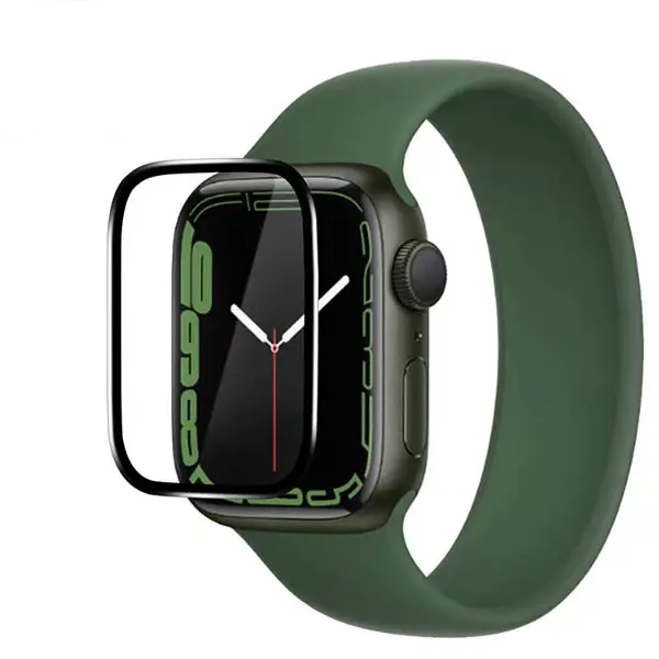 COTEetCI-4D-Full-Cover-Glass-Screen-Protector-For-iWatch-7-8-45mm-2.png Coteci Apple Watchs10 Iwatchs10 Tempered Film Protective Cover 46mm Dial Accessories for Apple Watch S10 Protective Film 4D - Image 1