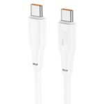 Hoco X93 Cable USB Type C to Type C 100W 1 m White